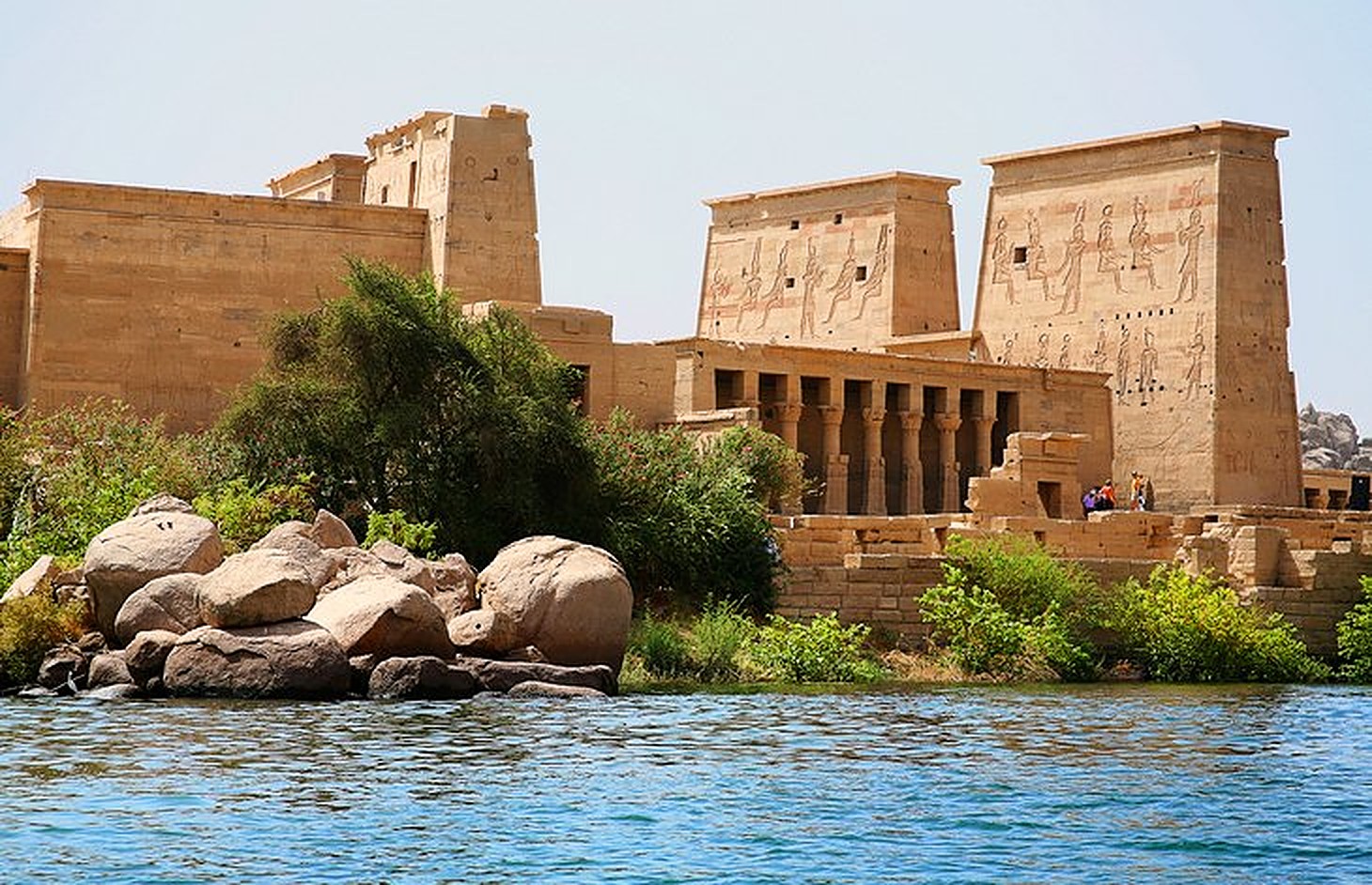 Philae Temple on Agilkia Island in Aswan